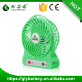 Guangzhou fábrica de alta velocidad 5 V portátil mini usb ventilador con batería